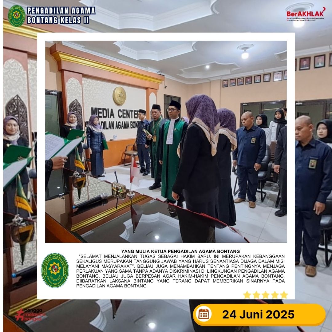 Pelantikan Hakim Fariz