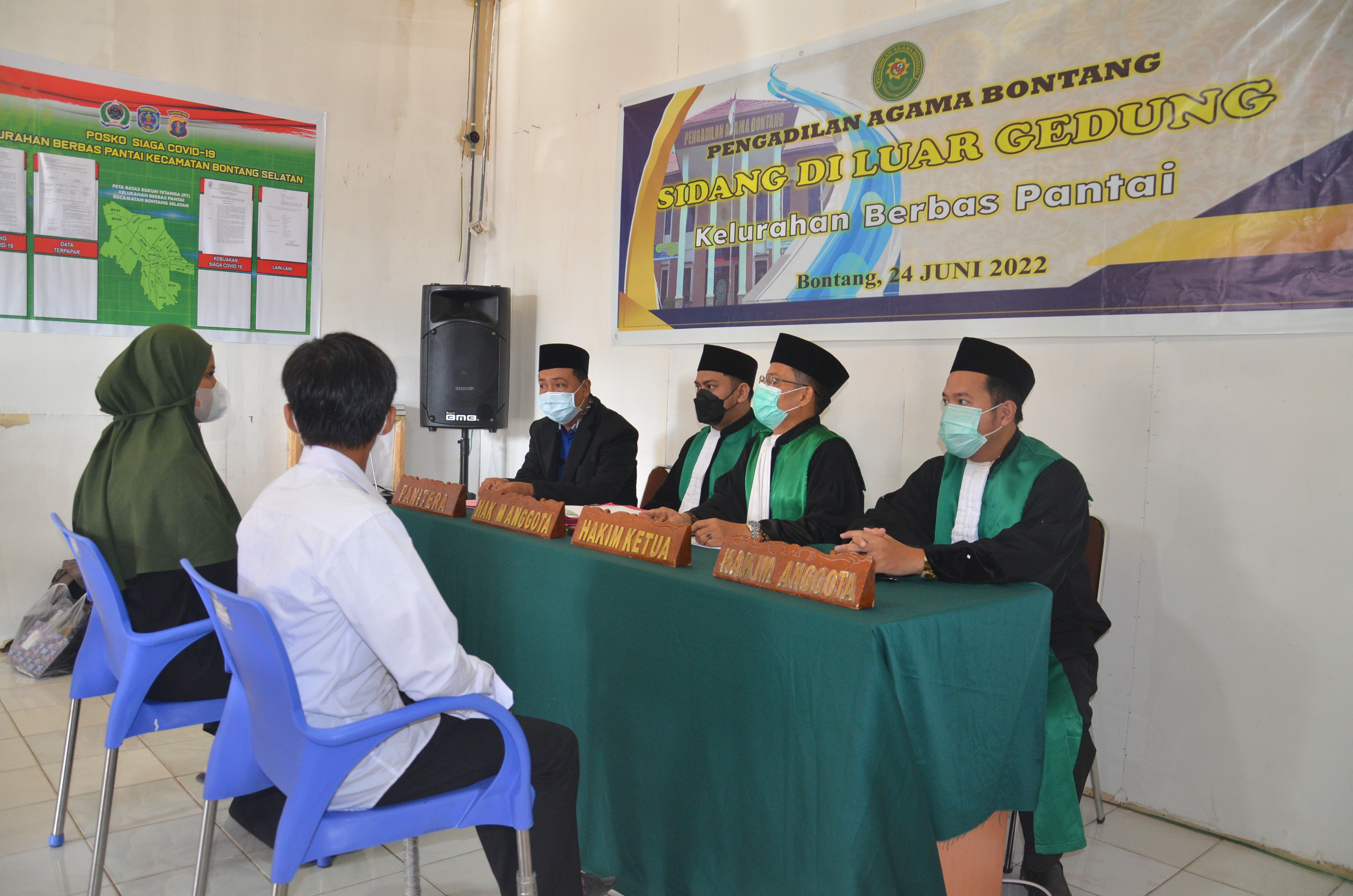 SIDANG DI LUAR GEDUNG BERBAS PANTAI 24 06 2022