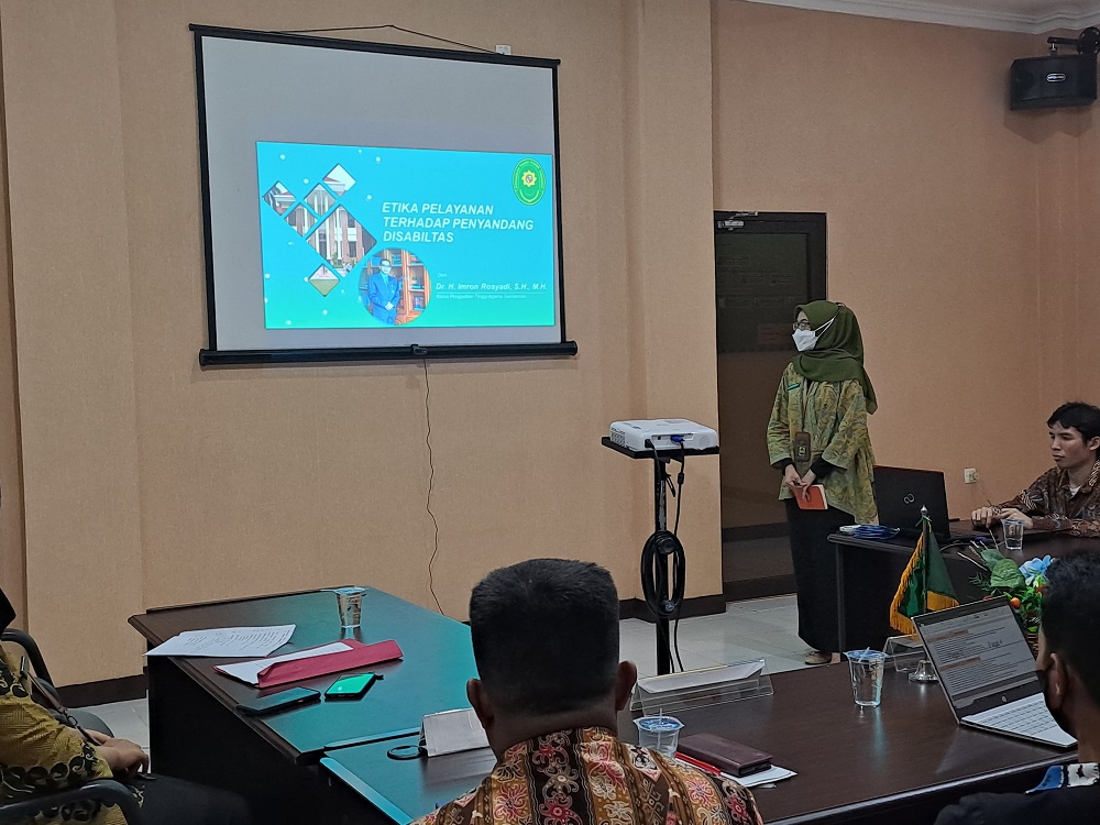 SOSIALISASI HASIL DIKLAT EXCELENT SERVICE AGUSTUS 2022